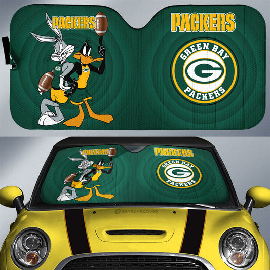 Green Bay Packers Car Sunshade Custom Car Accessories - Gearcarcover - 1