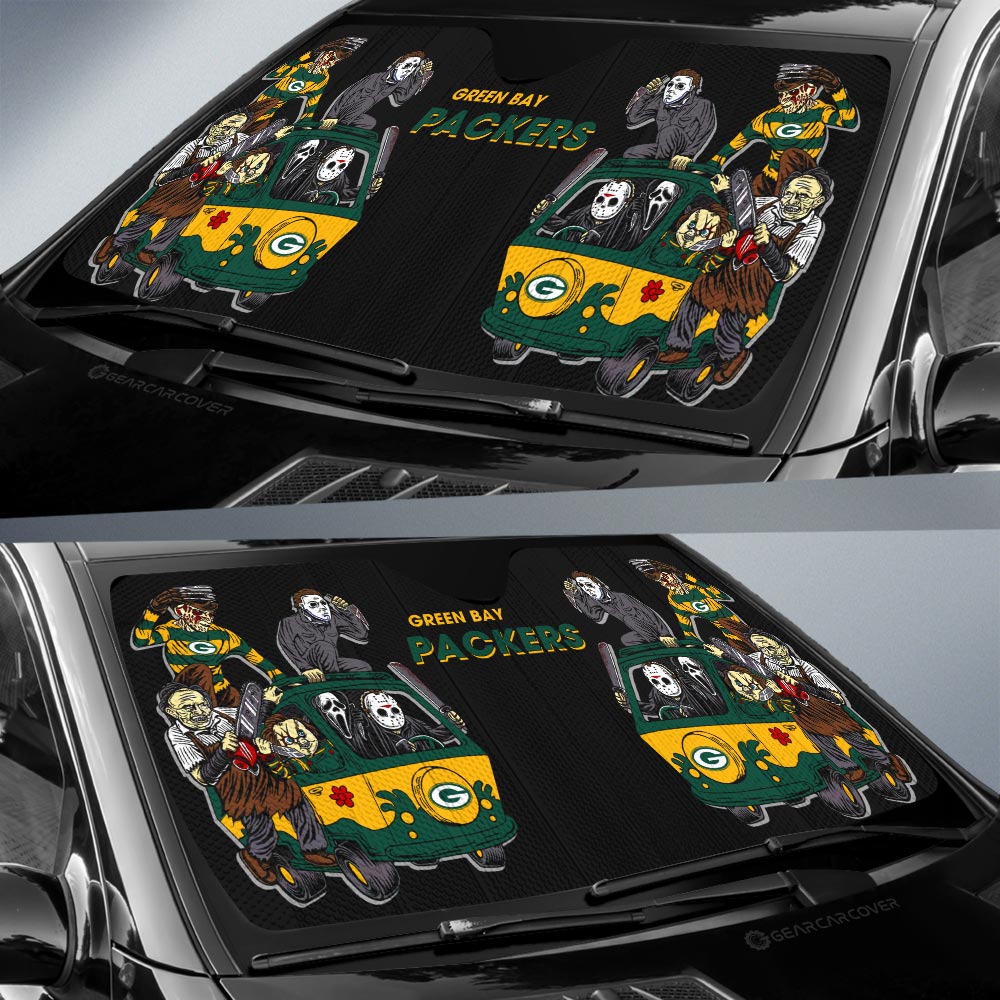 Green Bay Packers Car Sunshade Custom Car Accessories - Gearcarcover - 2