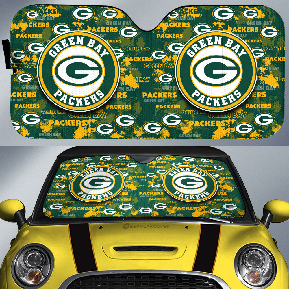 Green Bay Packers Car Sunshade Custom Car Accessories - Gearcarcover - 1