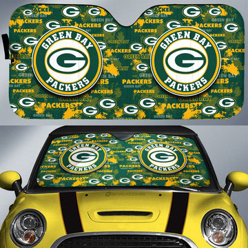 Green Bay Packers Car Sunshade Custom Car Accessories - Gearcarcover - 1