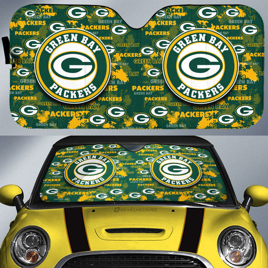 Green Bay Packers Car Sunshade Custom Car Accessories - Gearcarcover - 1
