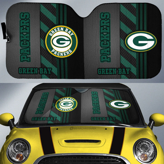 Green Bay Packers Car Sunshade Custom Car Accessories - Gearcarcover - 1