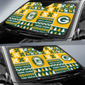 Green Bay Packers Car Sunshade Custom Ugly Style Car Accessories - Gearcarcover - 2