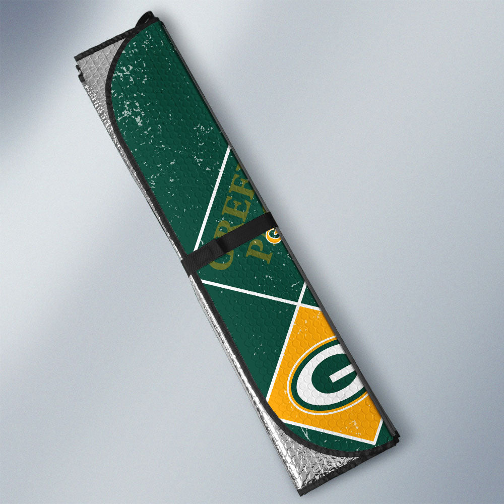 Green Bay Packers Car Sunshade Sporty Team Collection - Gearcarcover - 3