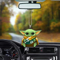 Green Bay Packers Ornament Baby Yoda Car Accessories - Gearcarcover - 3