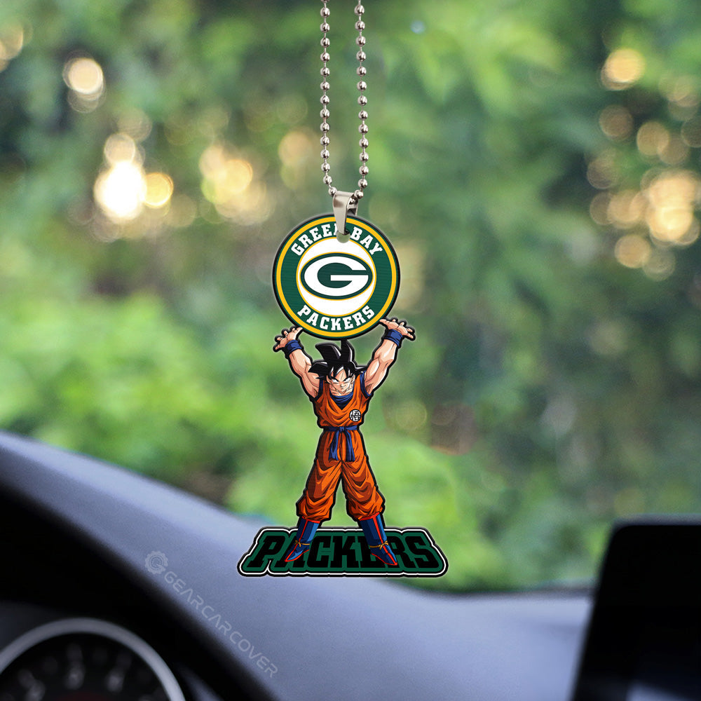 Green Bay Packers Ornament Goku Car Accessories - Gearcarcover - 2