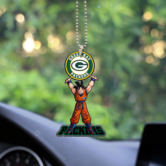 Green Bay Packers Ornament Goku Car Accessories - Gearcarcover - 2