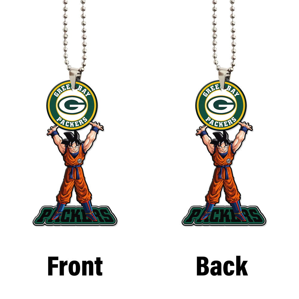 Green Bay Packers Ornament Goku Car Accessories - Gearcarcover - 4