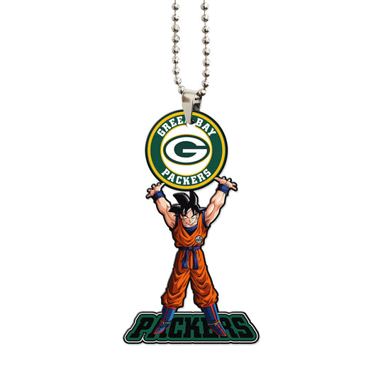 Green Bay Packers Ornament Goku Car Accessories - Gearcarcover - 1