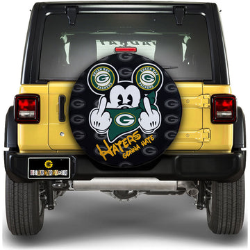 Green Bay Packers Spare Tire Covers Custom Car Accessories - Gearcarcover - 1