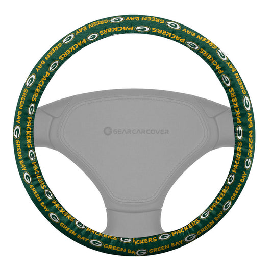 Green Bay Packers Steering Wheel Cover Sporty Team Collection - Gearcarcover - 2