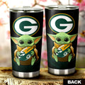 Green Bay Packers Tumbler Cup Custom Car Accessories For Fan - Gearcarcover - 2