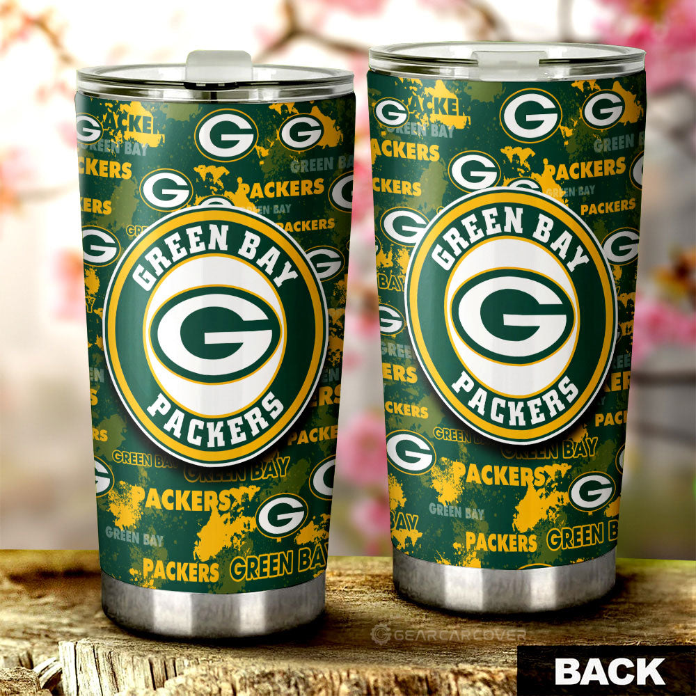 Green Bay Packers Tumbler Cup Custom Car Accessories - Gearcarcover - 2