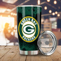 Green Bay Packers Tumbler Cup Custom Car Accessories - Gearcarcover - 2