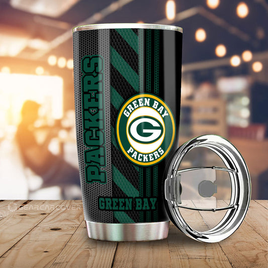 Green Bay Packers Tumbler Cup Custom Car Accessories - Gearcarcover - 2