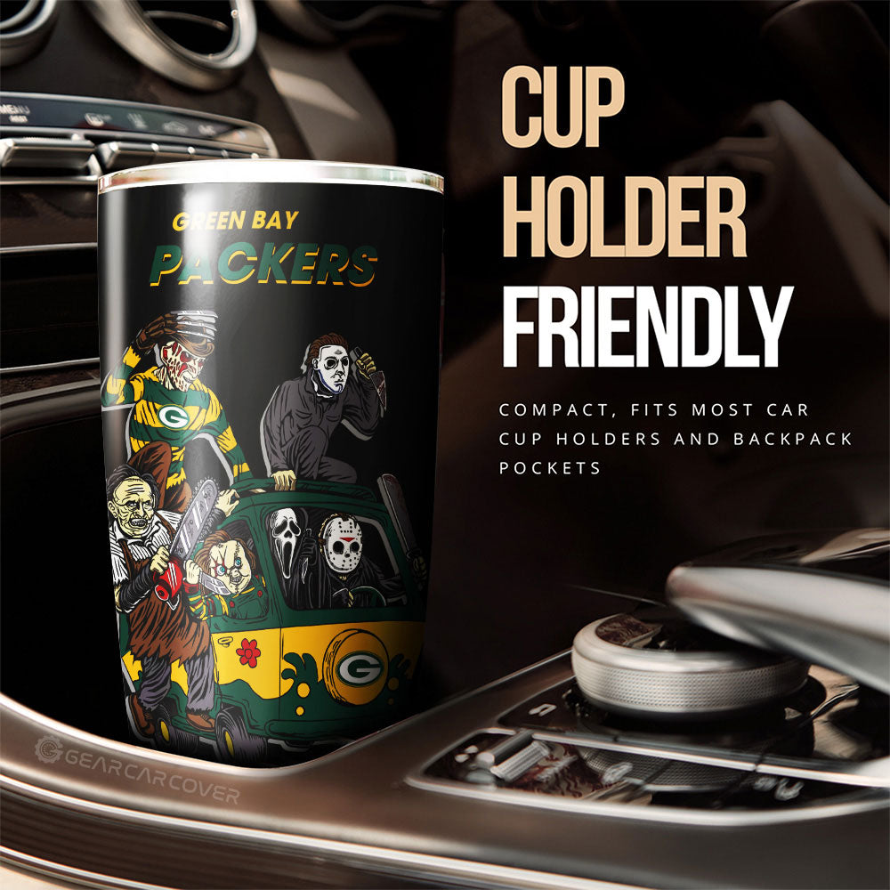 Green Bay Packers Tumbler Cup Custom Car Accessories - Gearcarcover - 3