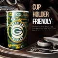 Green Bay Packers Tumbler Cup Custom Car Accessories - Gearcarcover - 3
