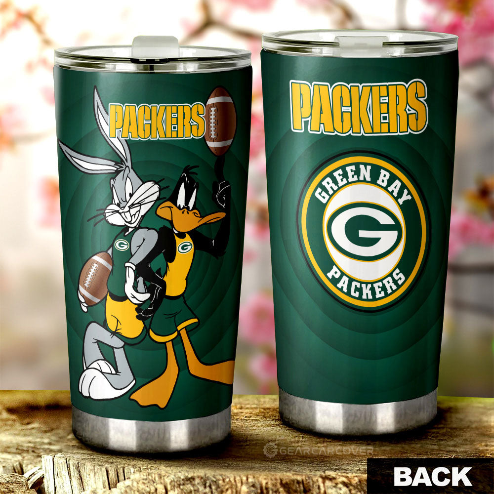 Green Bay Packers Tumbler Cup Custom Car Accessories - Gearcarcover - 1