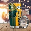 Green Bay Packers Tumbler Cup Custom Car Accessories - Gearcarcover - 1