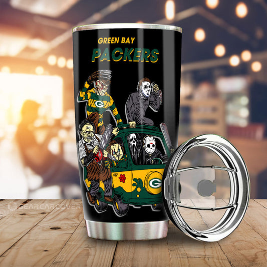 Green Bay Packers Tumbler Cup Custom Car Accessories - Gearcarcover - 1