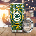 Green Bay Packers Tumbler Cup Custom Car Accessories - Gearcarcover - 1