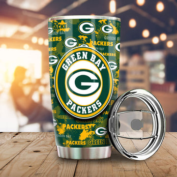 Green Bay Packers Tumbler Cup Custom Car Accessories - Gearcarcover - 1