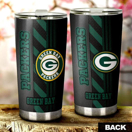 Green Bay Packers Tumbler Cup Custom Car Accessories - Gearcarcover - 1
