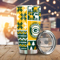 Green Bay Packers Tumbler Cup Custom Ugly Style Car Accessories - Gearcarcover - 1
