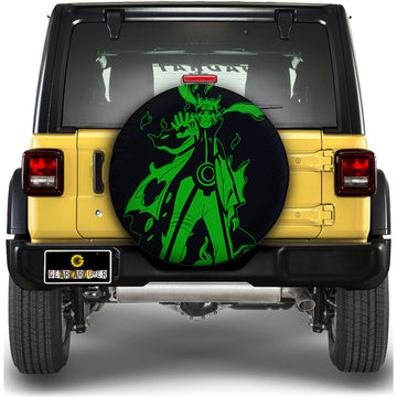 Green Bijuu Mode Spare Tire Cover Custom Anime - Gearcarcover - 1