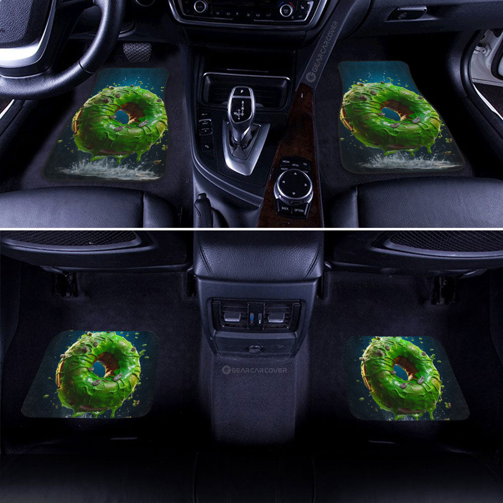 Green Donuts Car Floor Mats Custom Girly Pattern Car Accessories - Gearcarcover - 2
