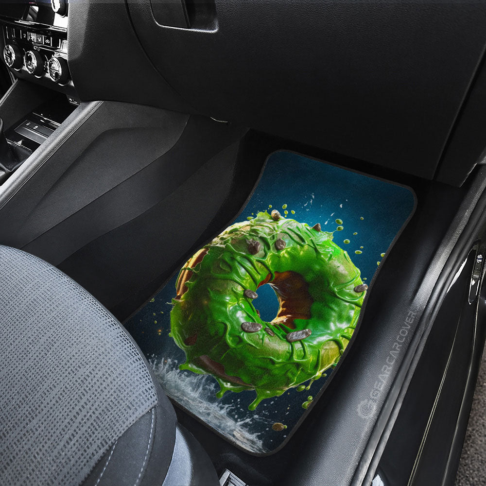 Green Donuts Car Floor Mats Custom Girly Pattern Car Accessories - Gearcarcover - 3