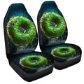 Green Donuts Car Seat Covers Custom Girly Pattern Car Accessories - Gearcarcover - 3