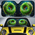 Green Donuts Car Sunshade Custom Girly Pattern Car Accessories - Gearcarcover - 1