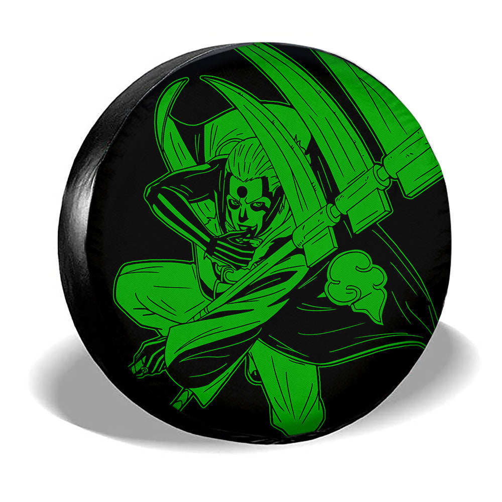 Green Hidan Spare Tire Cover Custom Anime - Gearcarcover - 3