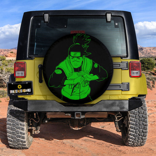 Green Iruka Spare Tire Cover Custom Anime - Gearcarcover - 2