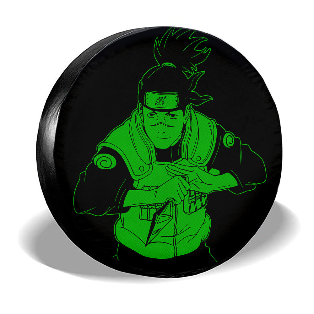 Green Iruka Spare Tire Cover Custom Anime - Gearcarcover - 3