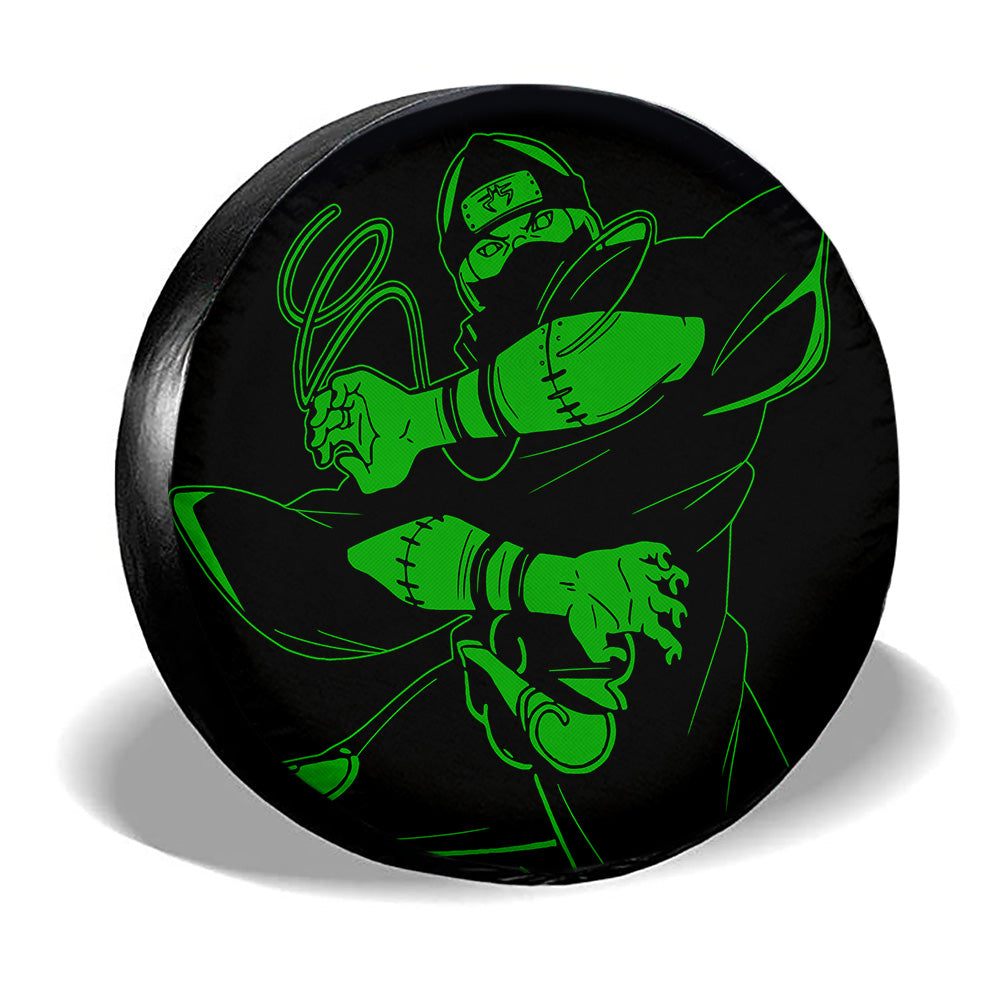 Green Kakuzu Spare Tire Cover Custom Anime - Gearcarcover - 3