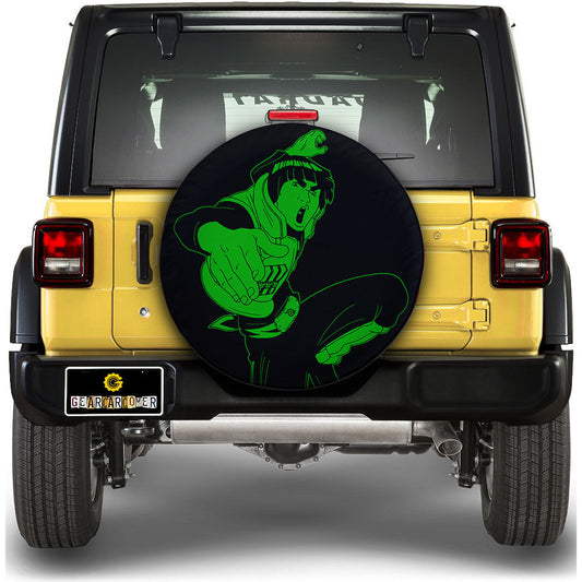 Green Might Guy Spare Tire Cover Custom Anime - Gearcarcover - 1