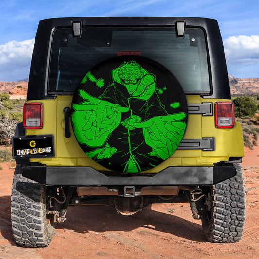 Green Pain Spare Tire Cover Custom Anime - Gearcarcover - 2