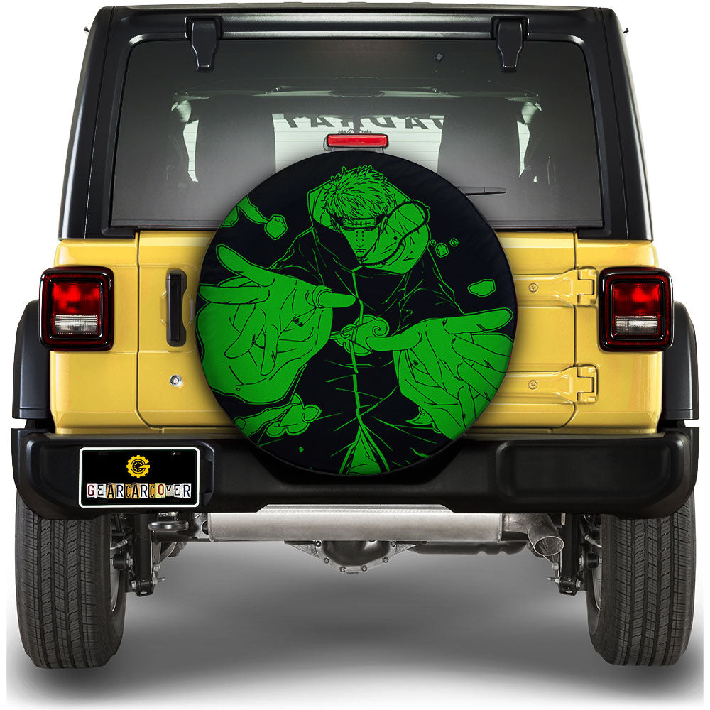 Green Pain Spare Tire Cover Custom Anime - Gearcarcover - 1