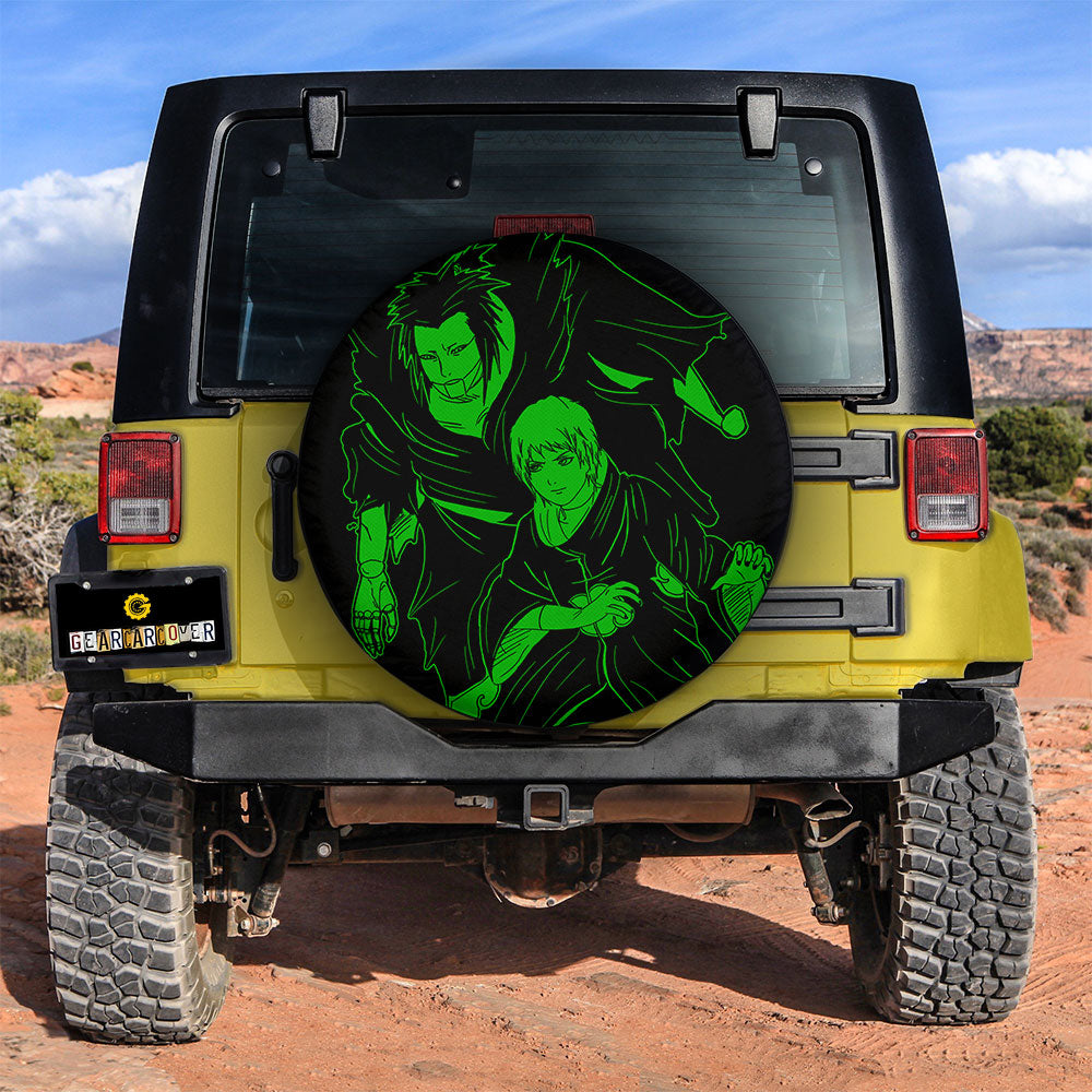 Green Sasori Spare Tire Cover Custom Anime - Gearcarcover - 2