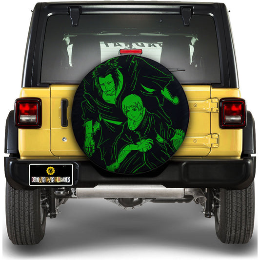 Green Sasori Spare Tire Cover Custom Anime - Gearcarcover - 1