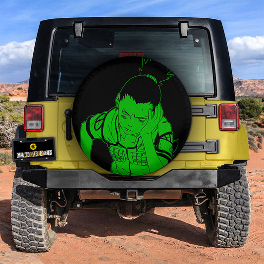 Green Shikamaru Spare Tire Cover Custom Anime - Gearcarcover - 2