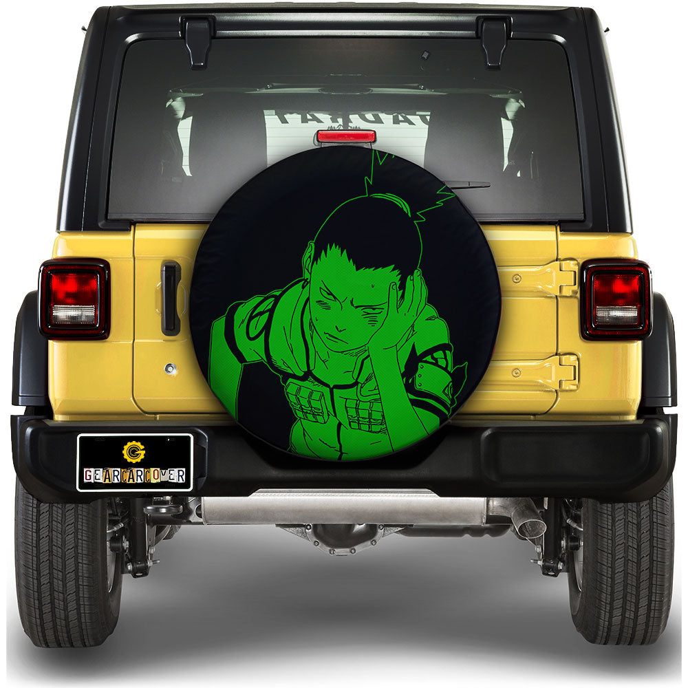 Green Shikamaru Spare Tire Cover Custom Anime - Gearcarcover - 1