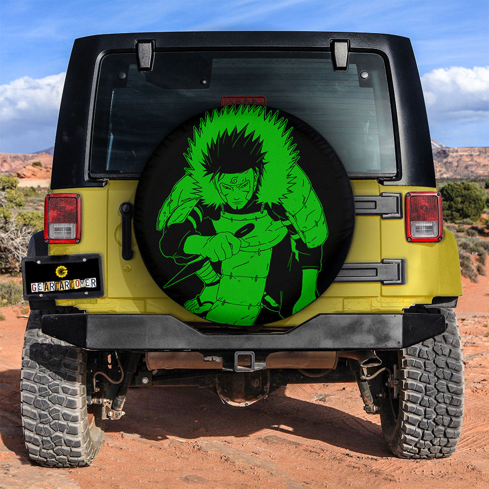 Green Tobirama Spare Tire Cover Custom Anime - Gearcarcover - 2