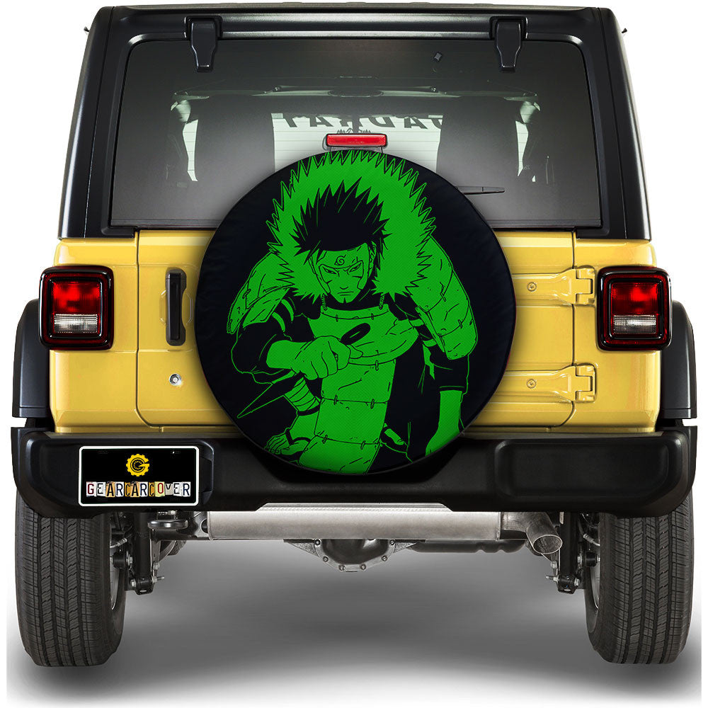 Green Tobirama Spare Tire Cover Custom Anime - Gearcarcover - 1