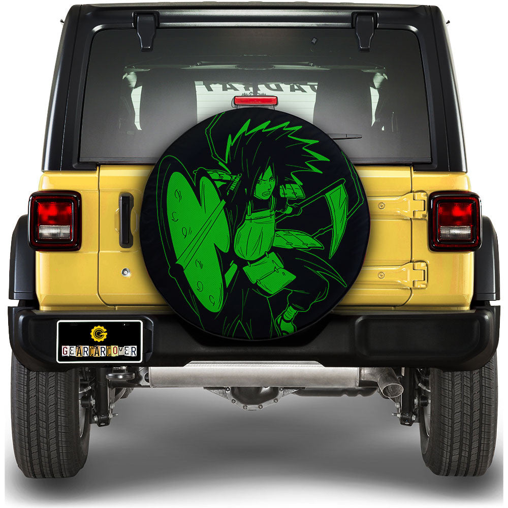 Green Uchiha Madara Spare Tire Cover Custom Anime - Gearcarcover - 1