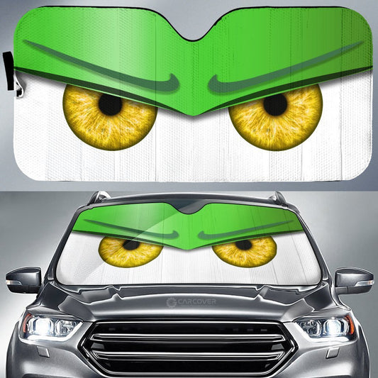 Green Unwelcome Car Eyes Sun Shade Custom Car Accessories - Gearcarcover - 1