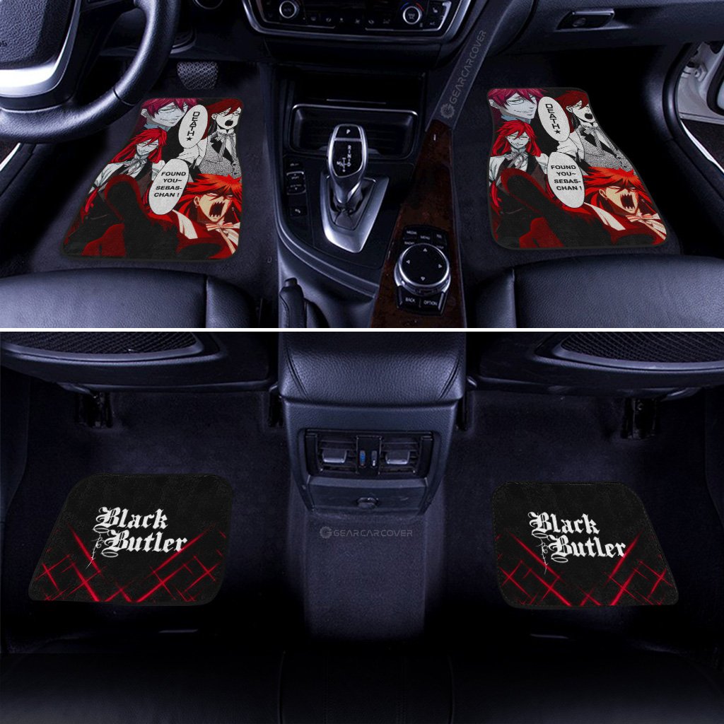 Grell Sutcliff Car Floor Mats Custom Black Butler Car Accessories - Gearcarcover - 3