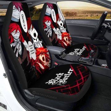 Grell Sutcliff Car Seat Covers Custom Black Butler Car Accessories - Gearcarcover - 1